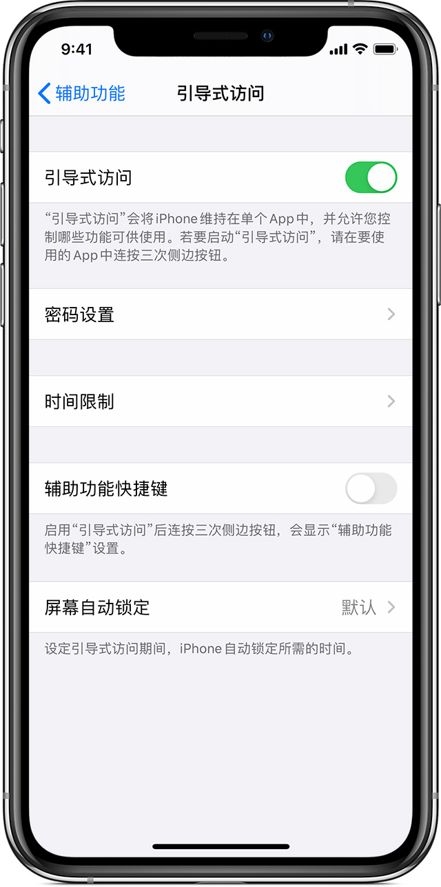 伊金霍洛苹果手机维修分享如何在 iPhone 上退出引导式访问 