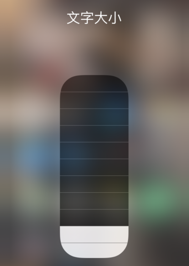 伊金霍洛苹果手机维修分享小技巧：在 iPhone 控制中心快速调节字体大小 